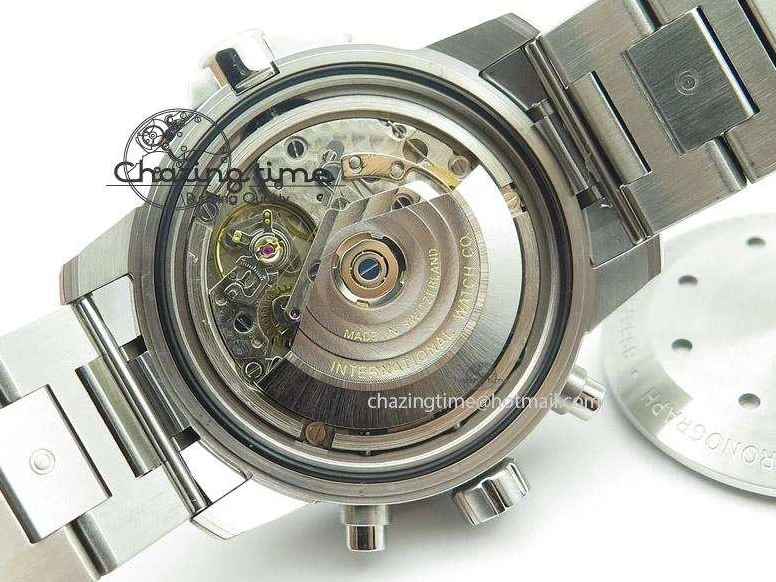 MIROTIME 0404 Versatile Aquatimer Chrono IW376803 V6F 1:1 Best Edition White Dial On SS Bracelet A 7359